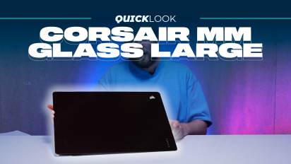Corsair MM Glass Large (Quick Look) - Freedom From Friction