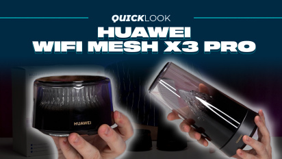 Huawei WiFi Mesh X3 Pro (Quick Look) - Glowing and Fast