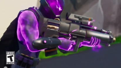 fortnite proximity grenade launcher trailer - fortnite x godzilla king of the monsters