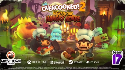 Overcooked 2 - Night of the Hangry Horde DLC